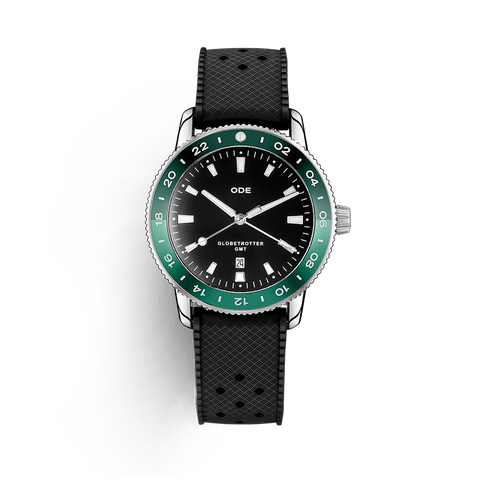 The Globetrotter GMT Green Bezel & Black Dial